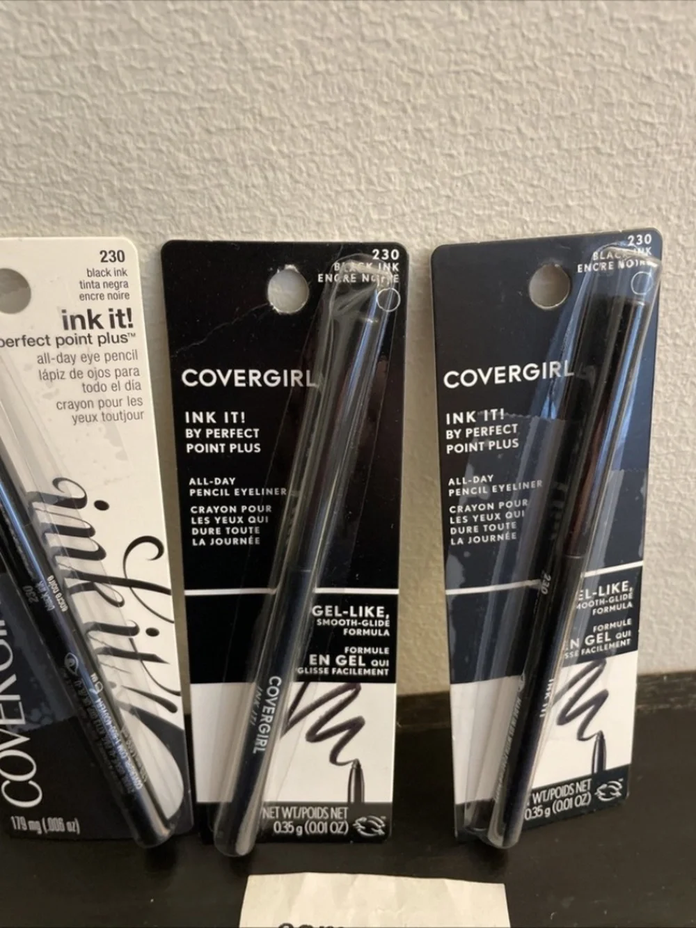 Covergirl Ink It Perfect Point Plus Eye Pencil eyeliner 230 Black Ink x3